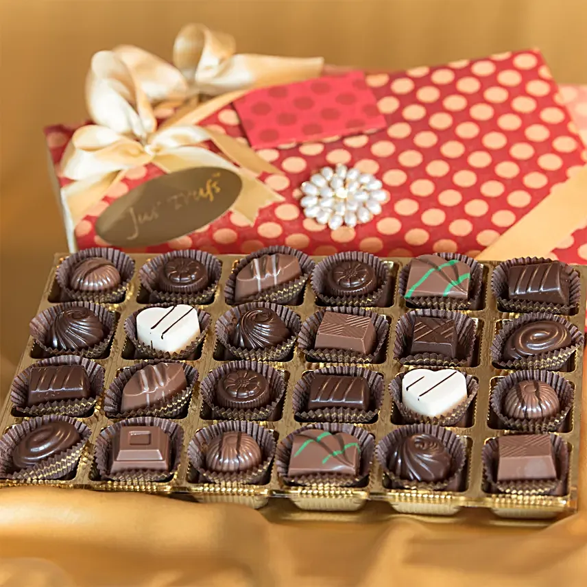 Chocolate Truffles Brocade Box
