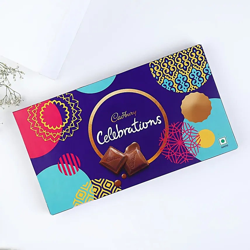 Chocolates N Blue Orchids Floral Gift