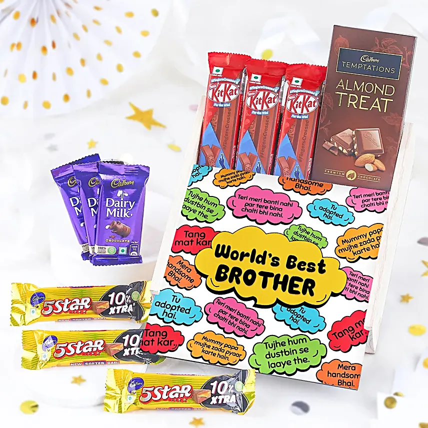 Chocolatey Surprise For Worlds Best Brother