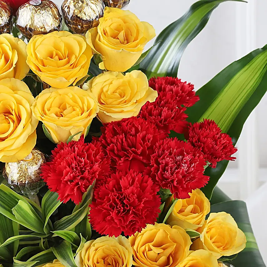 Special Chocolate Gift with Roses