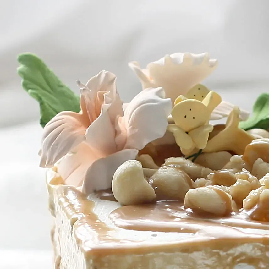 OnlineChocolaty Golden 2 Tier Cake