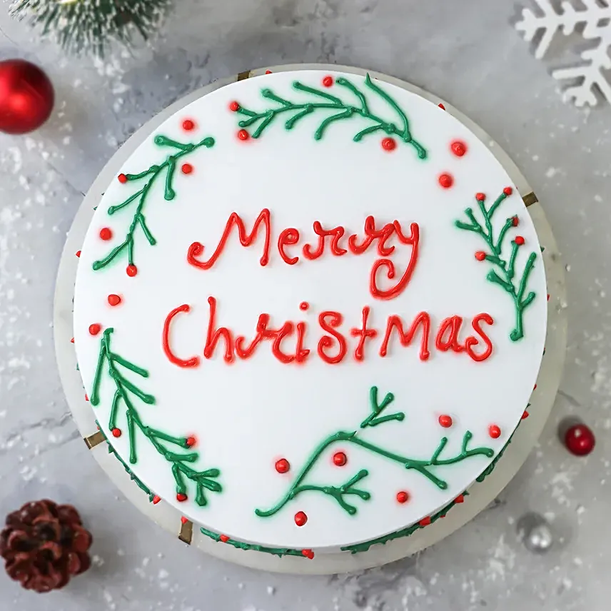 Christmas Pineapple Cake Half Kgs
