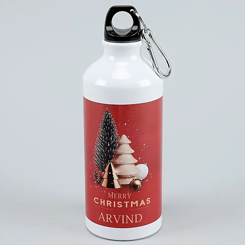 Christmas Wishes Personalised Bottle Hand Delivery