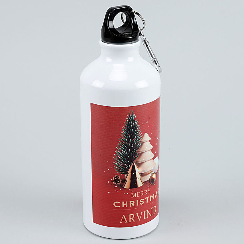 Christmas Wishes Personalised Bottle Hand Delivery