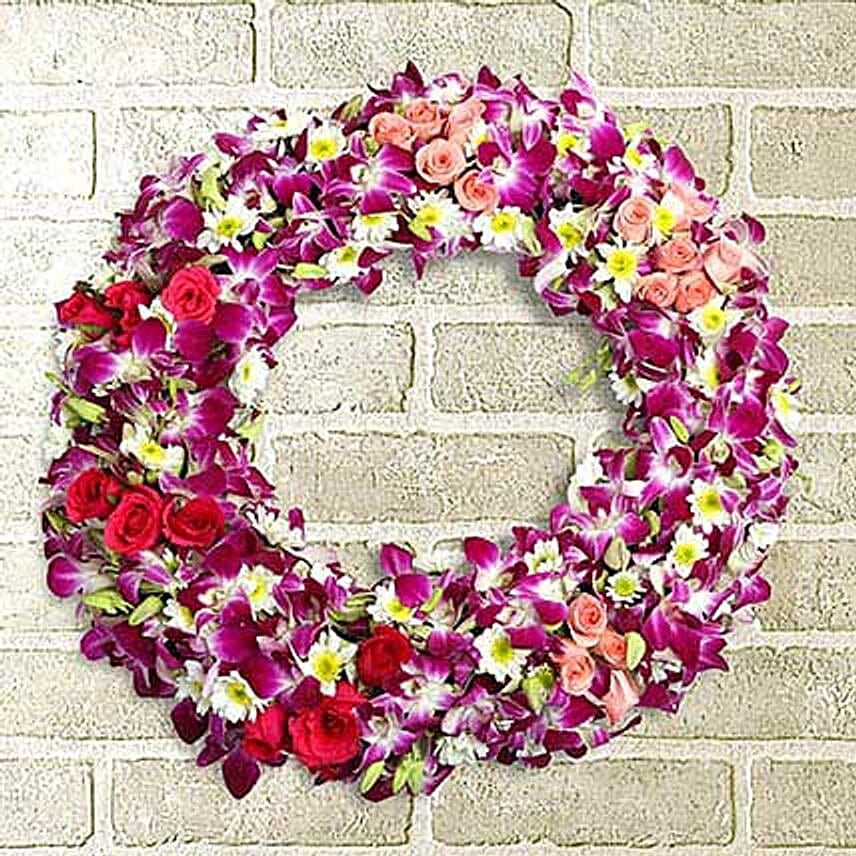 Wreath of flowers