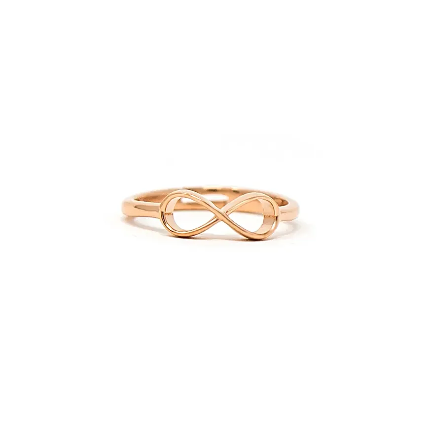 Classic Infinity Ring Gold