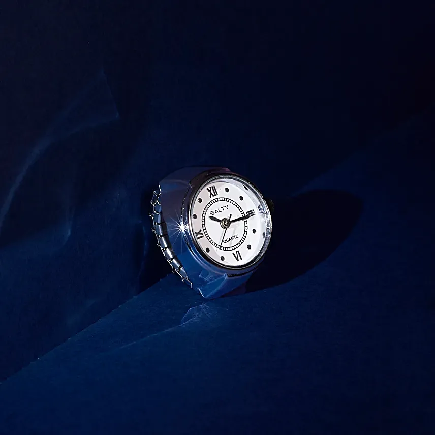 Classy Girl Boss Silver Watch Ring