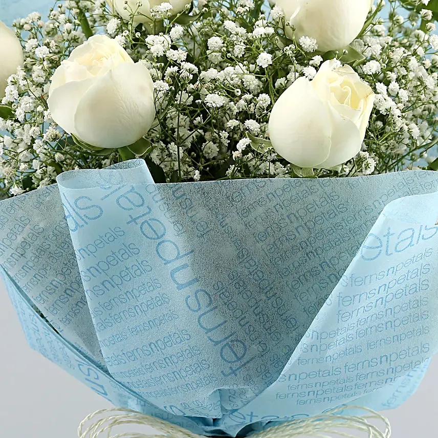 Coastal Inspired Roses Bouquet