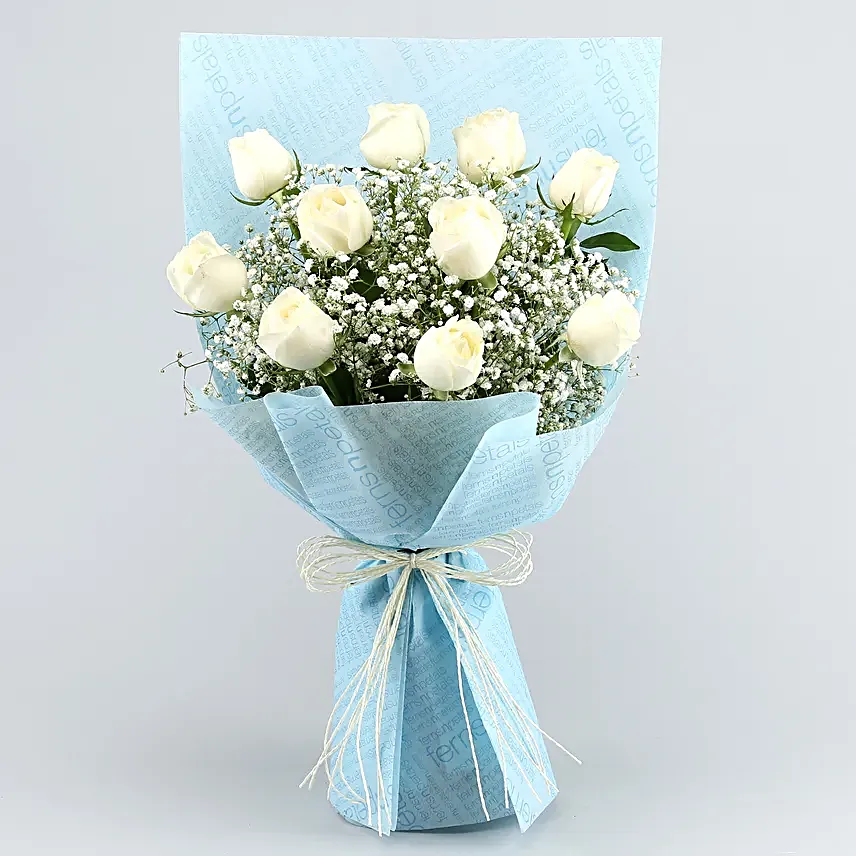 Coastal Inspired Roses Bouquet