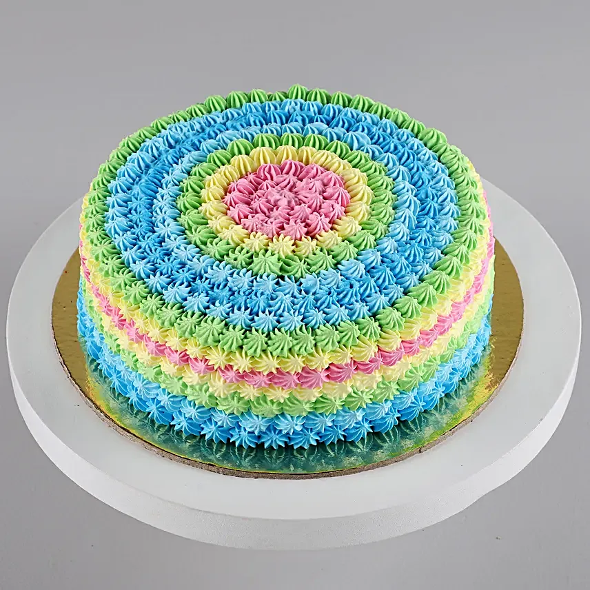 online colourful cake
