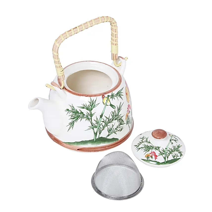 Colourful Floral Tea Pot Gift