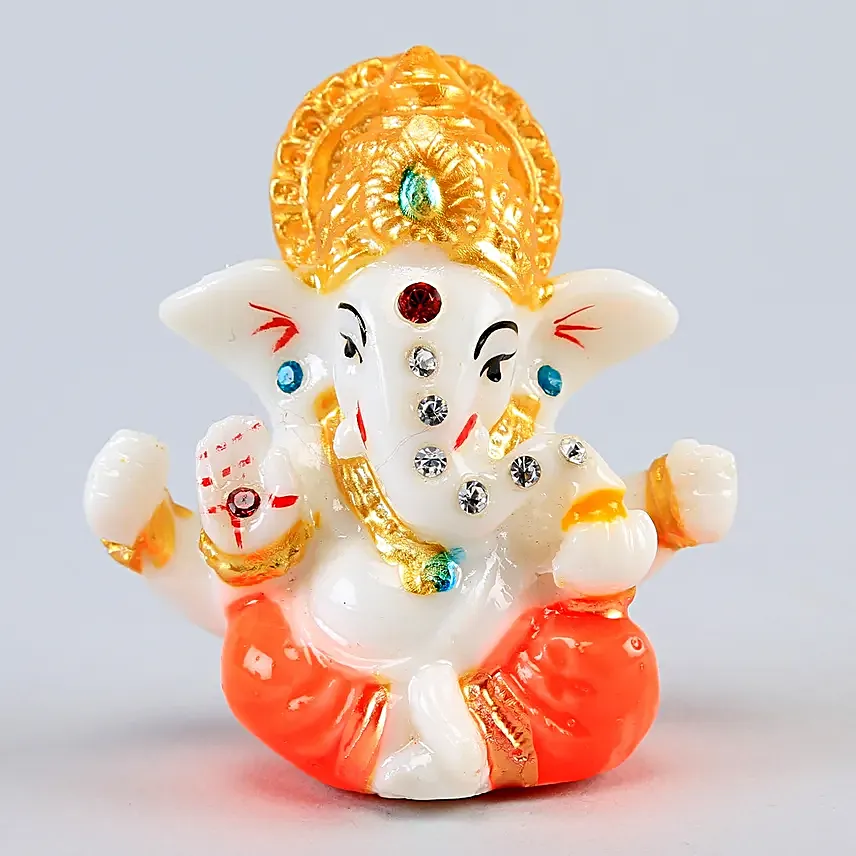 Colourful Ganesha Idol N Cadbury Celebrations