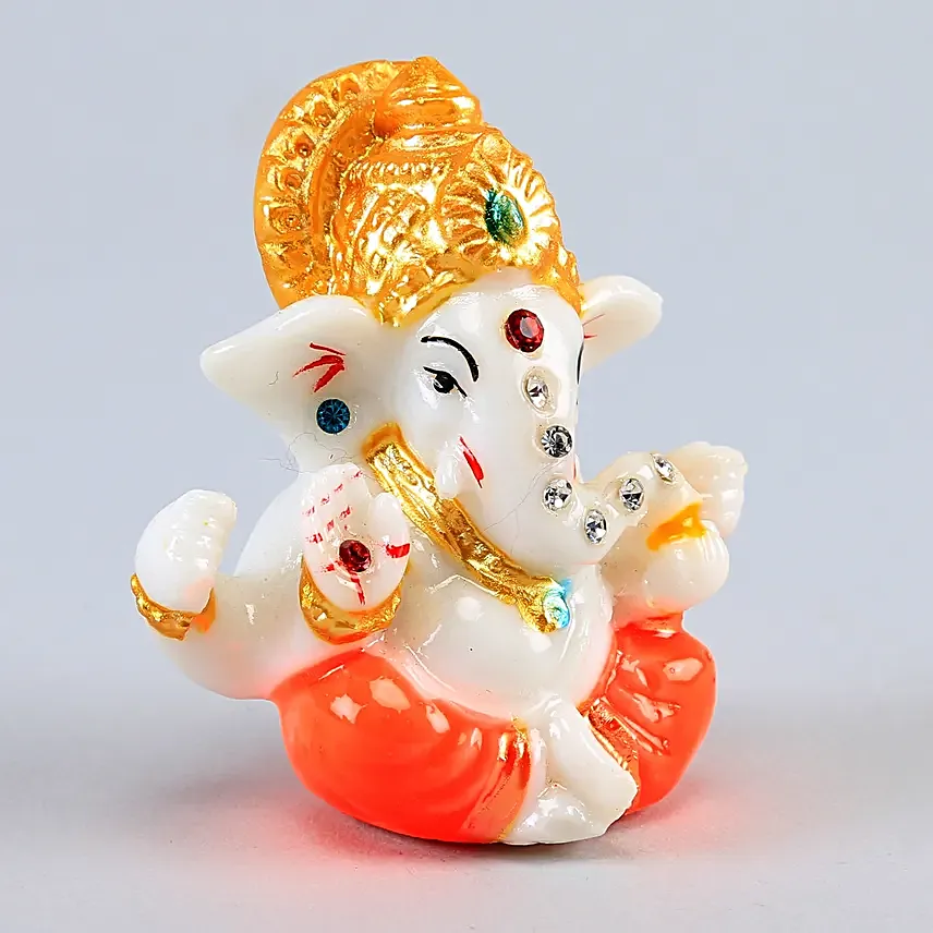 Colourful Ganesha Idol N Cadbury Celebrations
