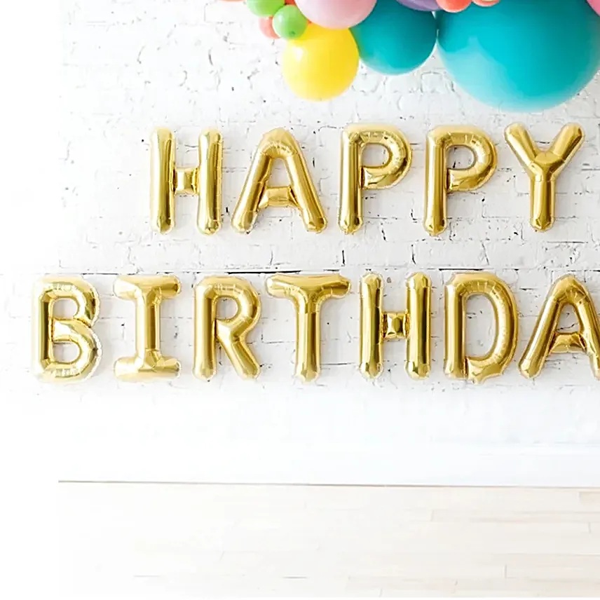 Colourful Kids Birthday Celebration Balloon Decor