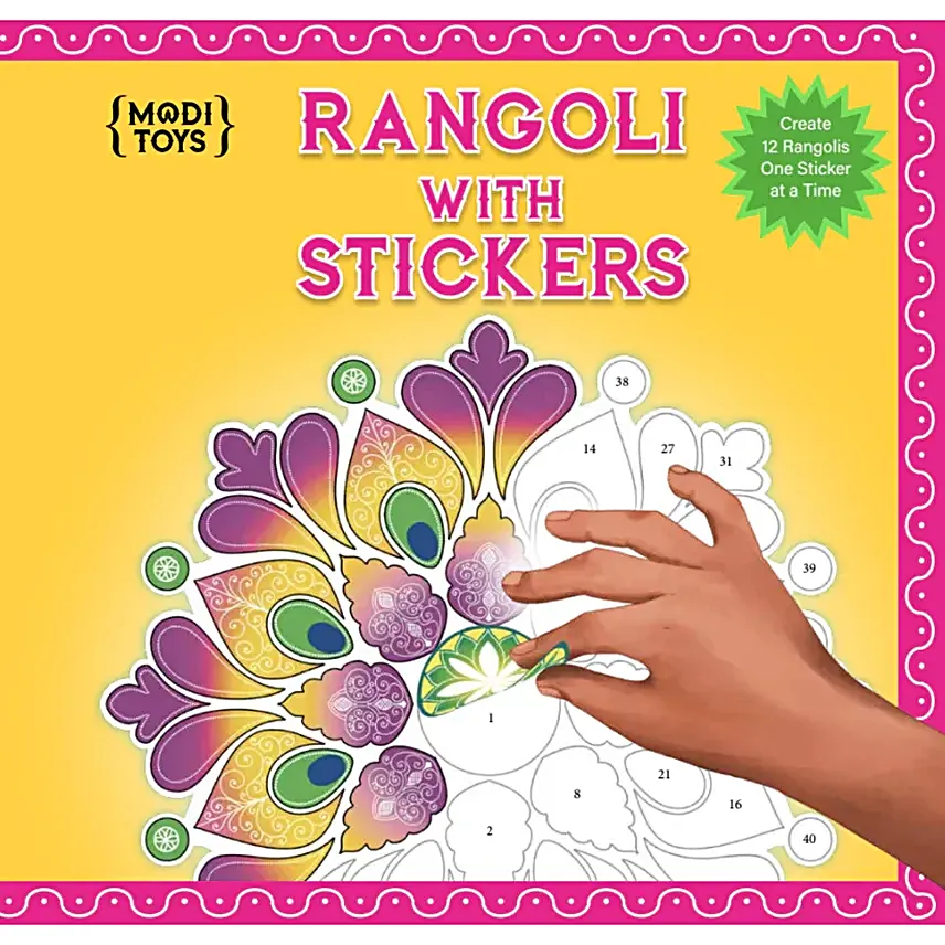 Colourful Rangoli Making Activity Book