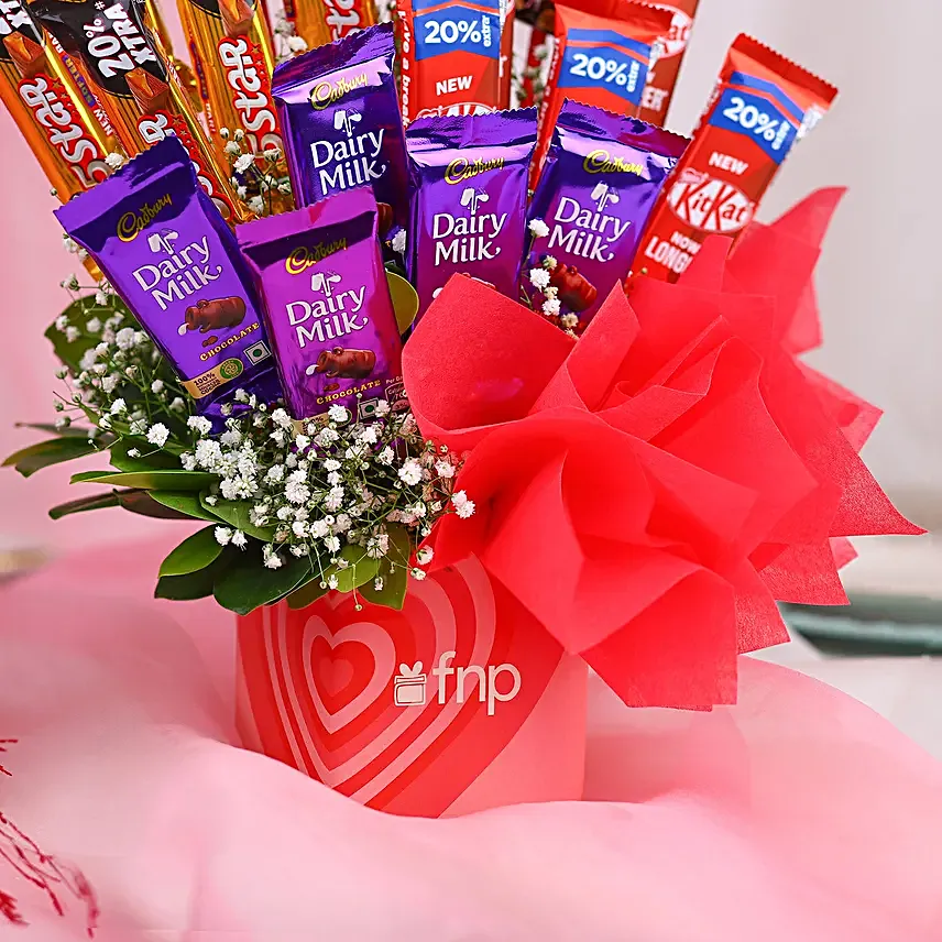 Confetti Of Chocolates Arrangement