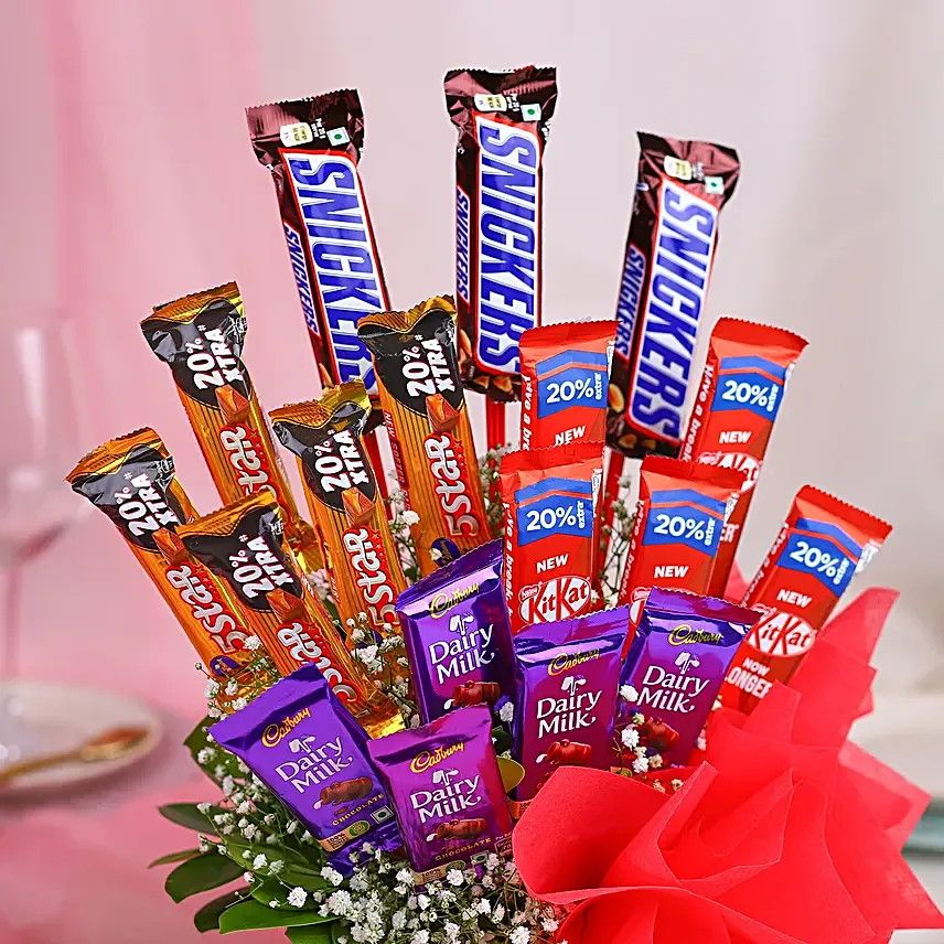 Confetti Of Chocolates Arrangement