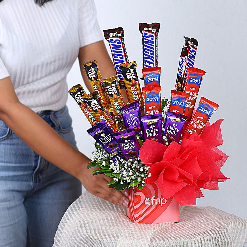 Confetti Of Chocolates Arrangement
