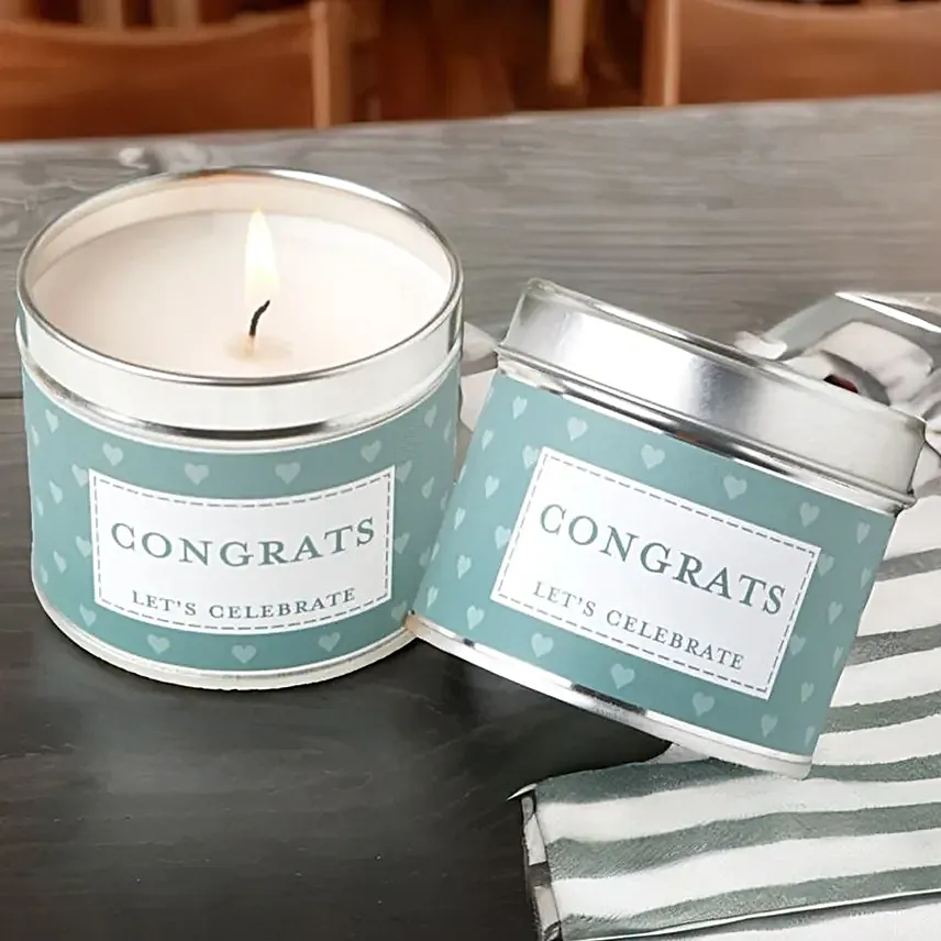 Congrat Wishes Jar Candle