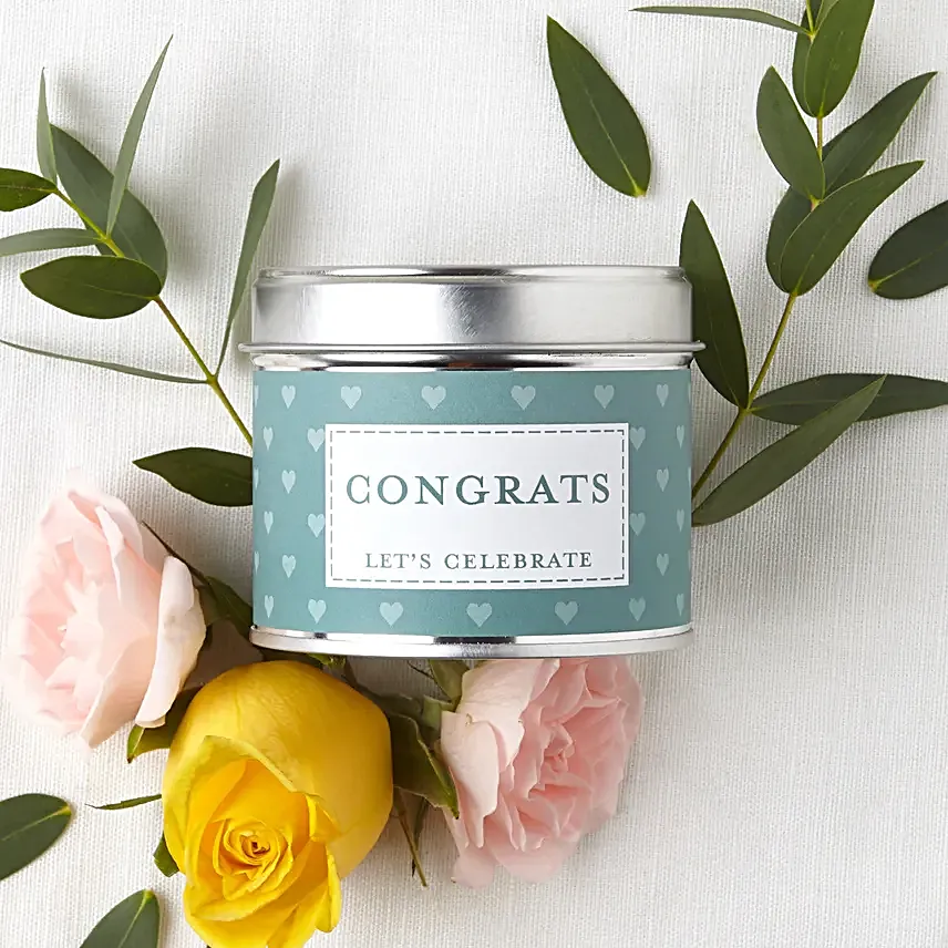Congrat Wishes Jar Candle