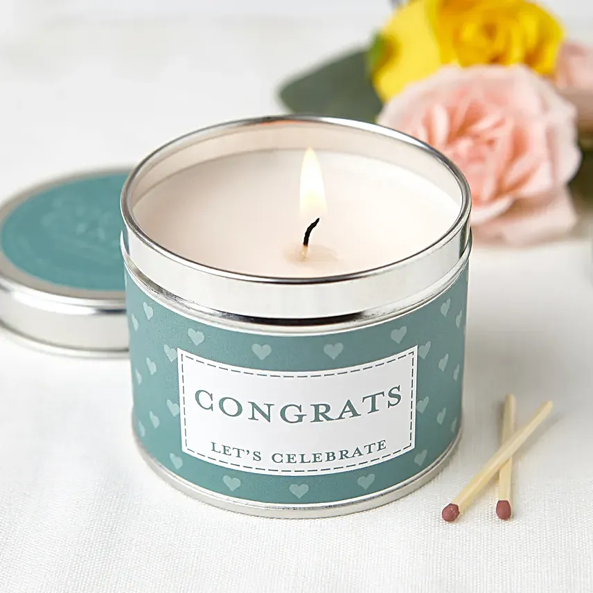 Congrat Wishes Jar Candle