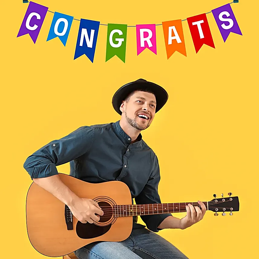 Congratulations Special Guitarist on Video Call 10 15 Mins