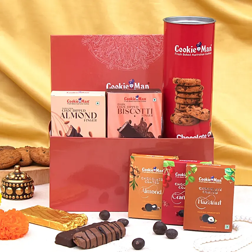 Cookieman Premium Chocolates N Cookies Gift Hamper