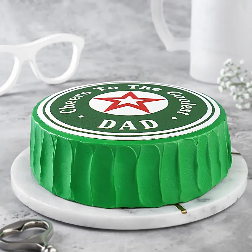 Cool Dad Chocolate Celebration Cake Half Kg