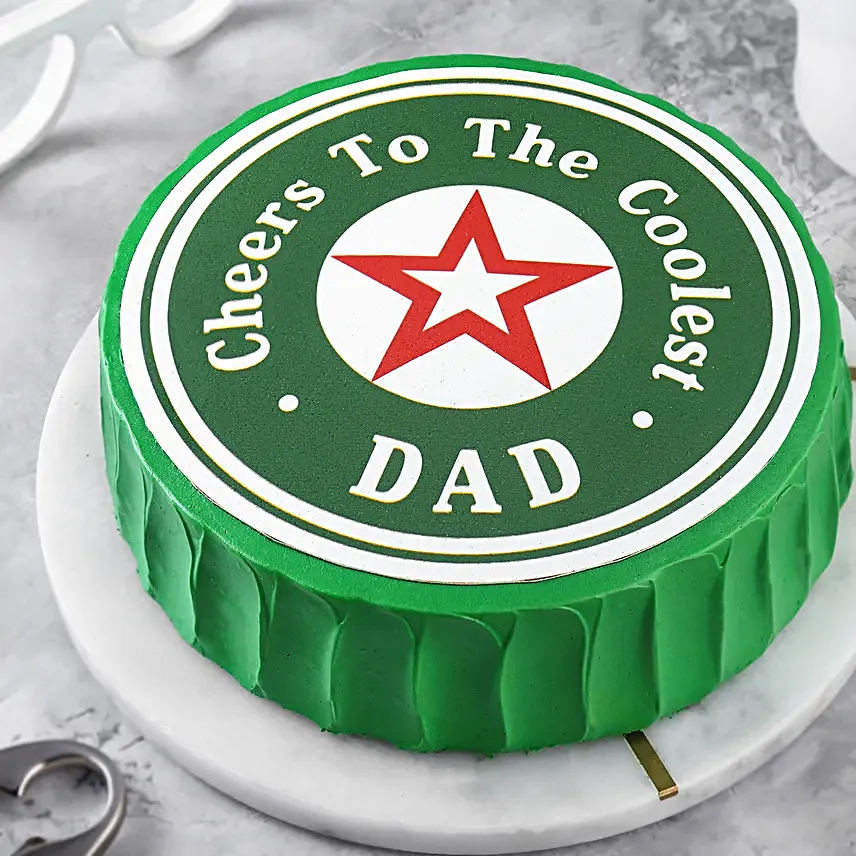 Cool Dad Chocolate Celebration Cake Half Kg