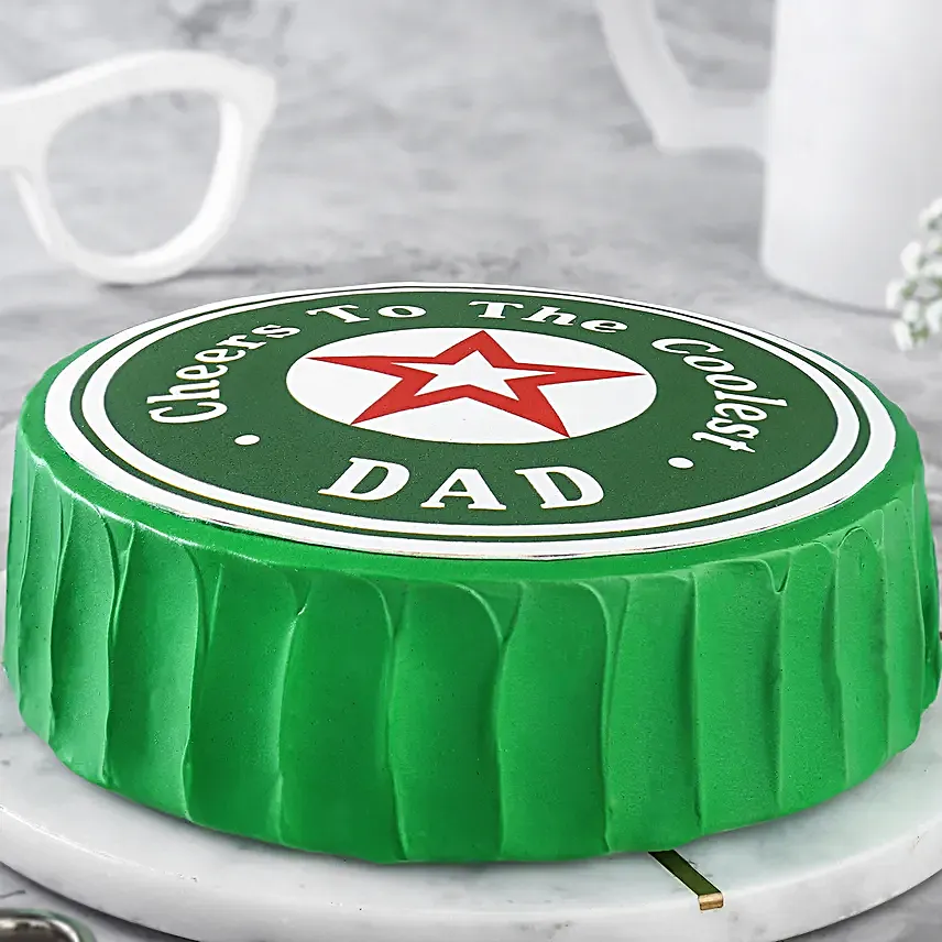 Cool Dad Chocolate Celebration Cake Half Kg