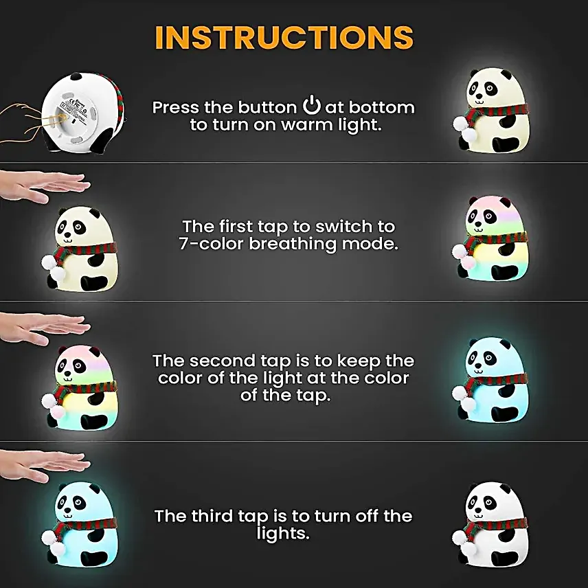 Cosy Panda Night Lamp