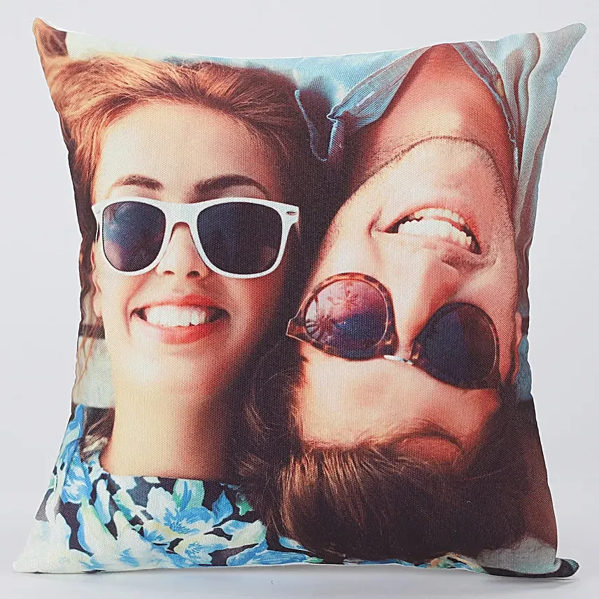 Online Couple Personalised Picture Cushion