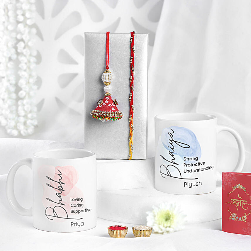 Couple Rakhi N Mug Combo
