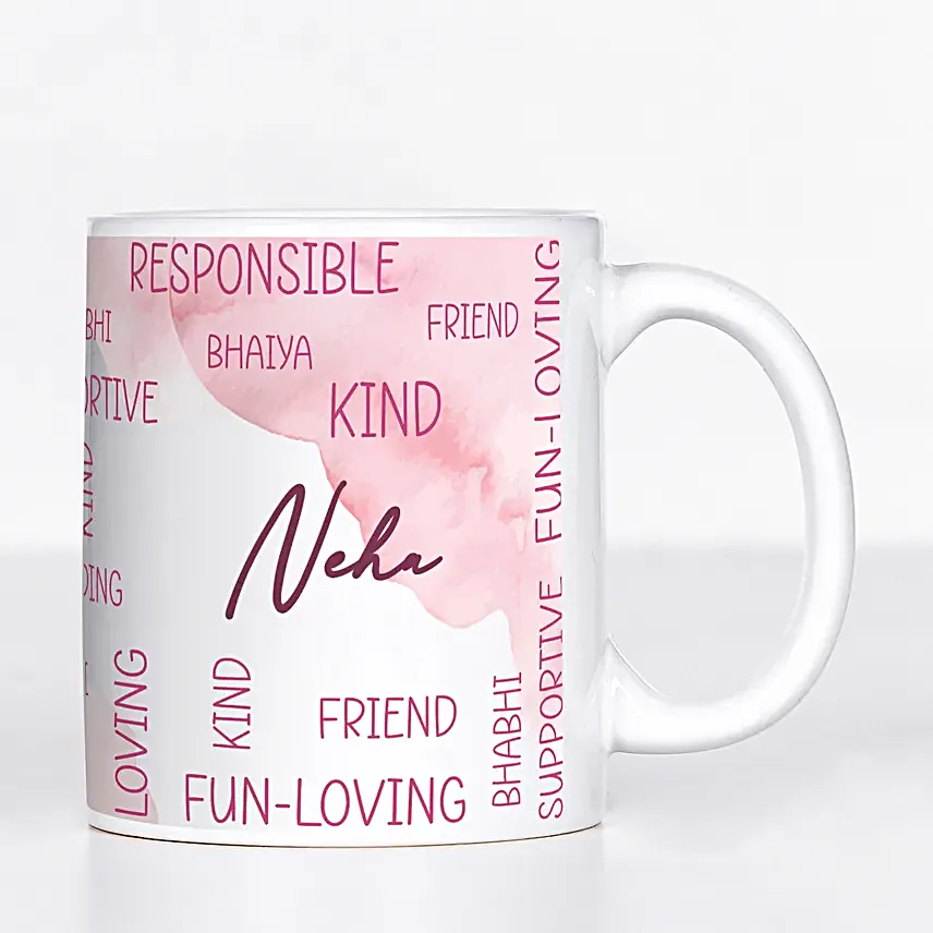 Couple Rakhi N Personalised Mug Combo