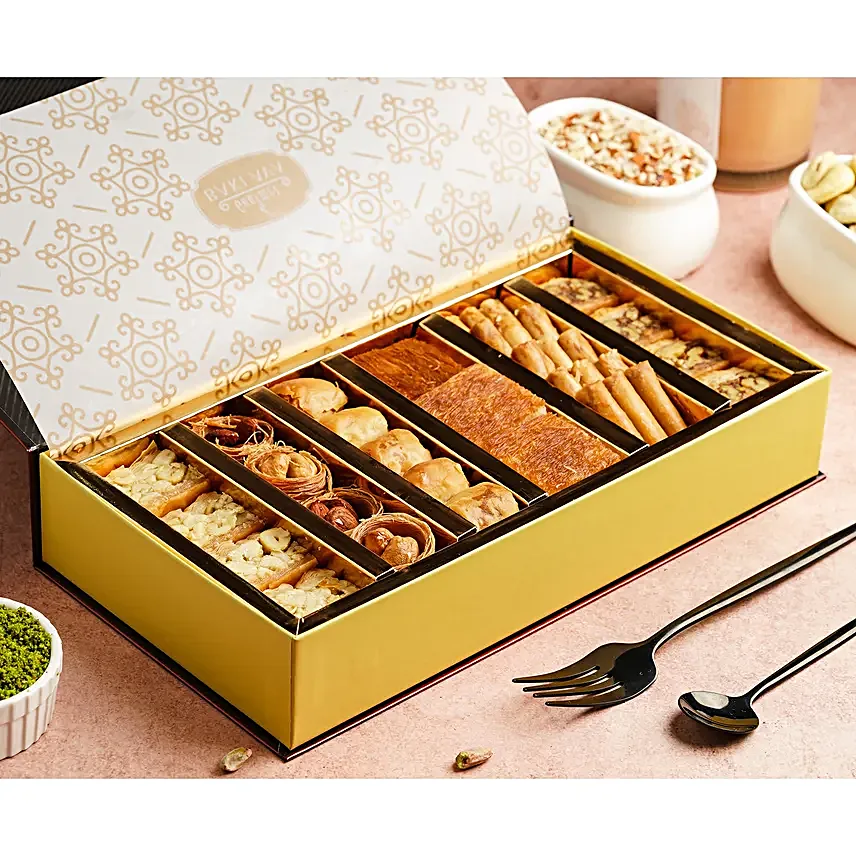 Crescent Box of Assorted Baklava