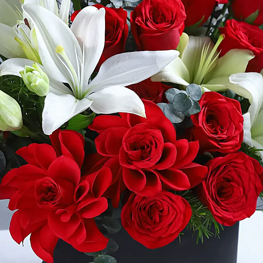 Crimson N Ivory Opulence