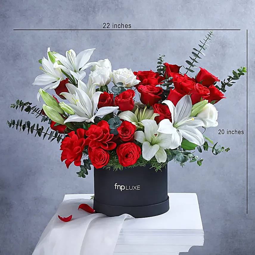Crimson N Ivory Opulence