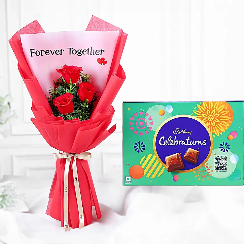 Crimson Petals N Chocolates Duo