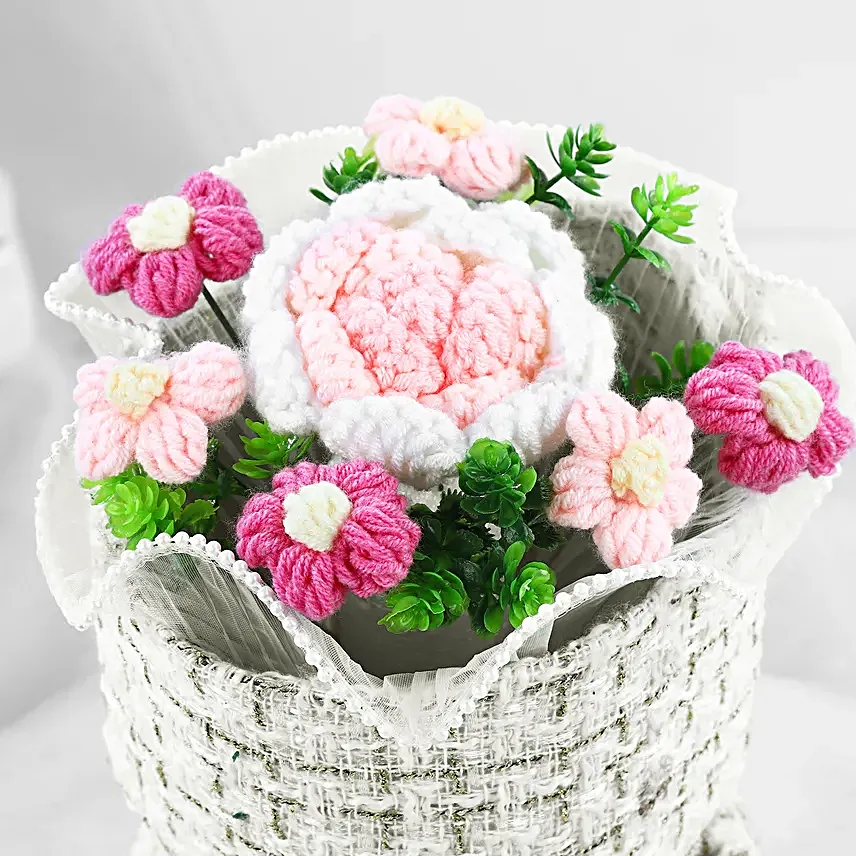 Crochet Flower Arrangement