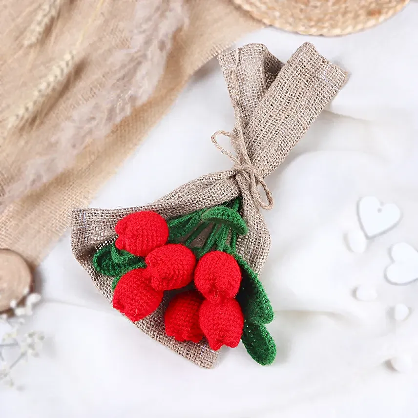 Crochet Handmade Tulip Bouquet