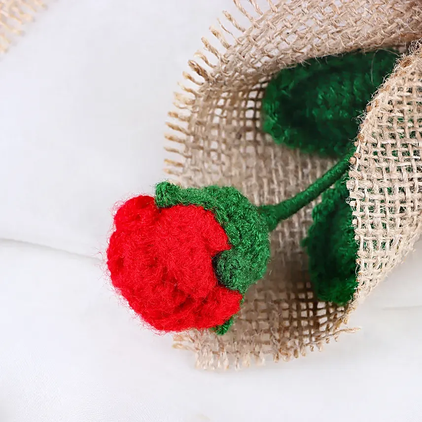 Crochet Single Tulip Bouquet