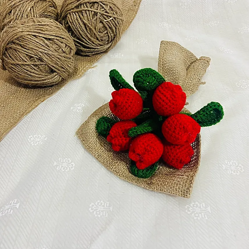 Crochet Tulip Charm
