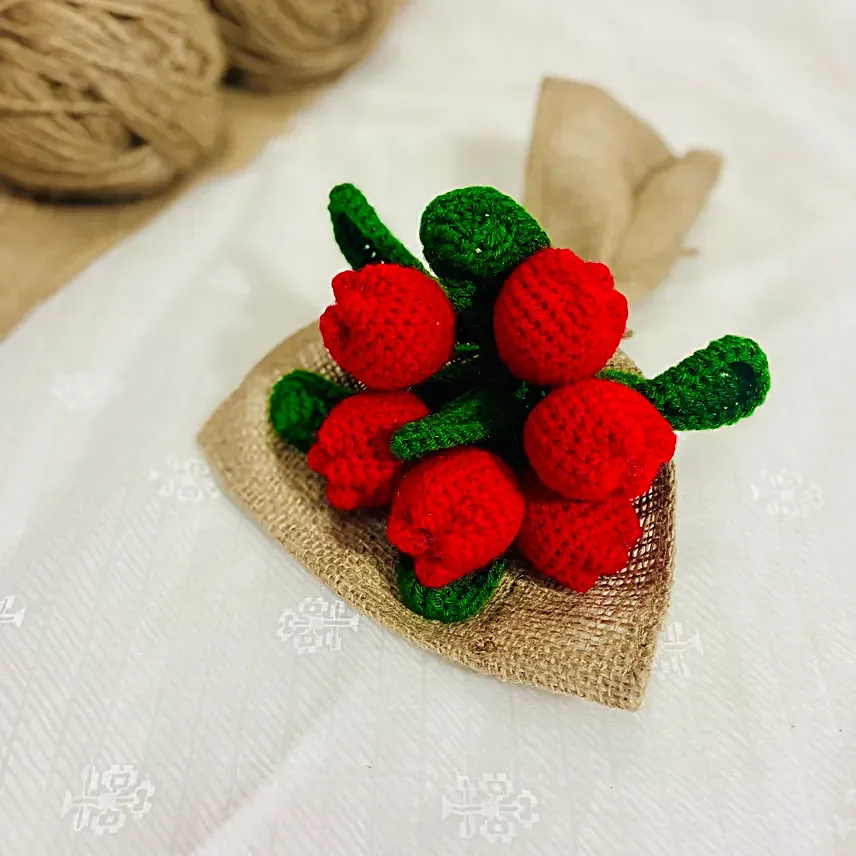 Crochet Tulip Charm