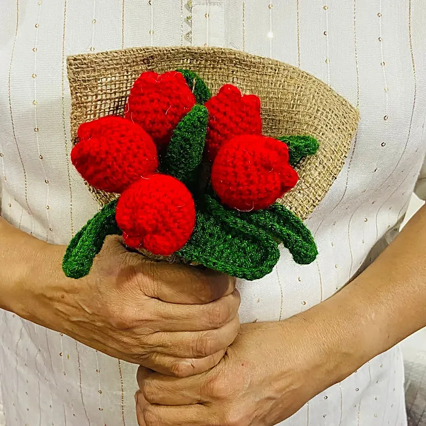 Crochet Tulip Charm