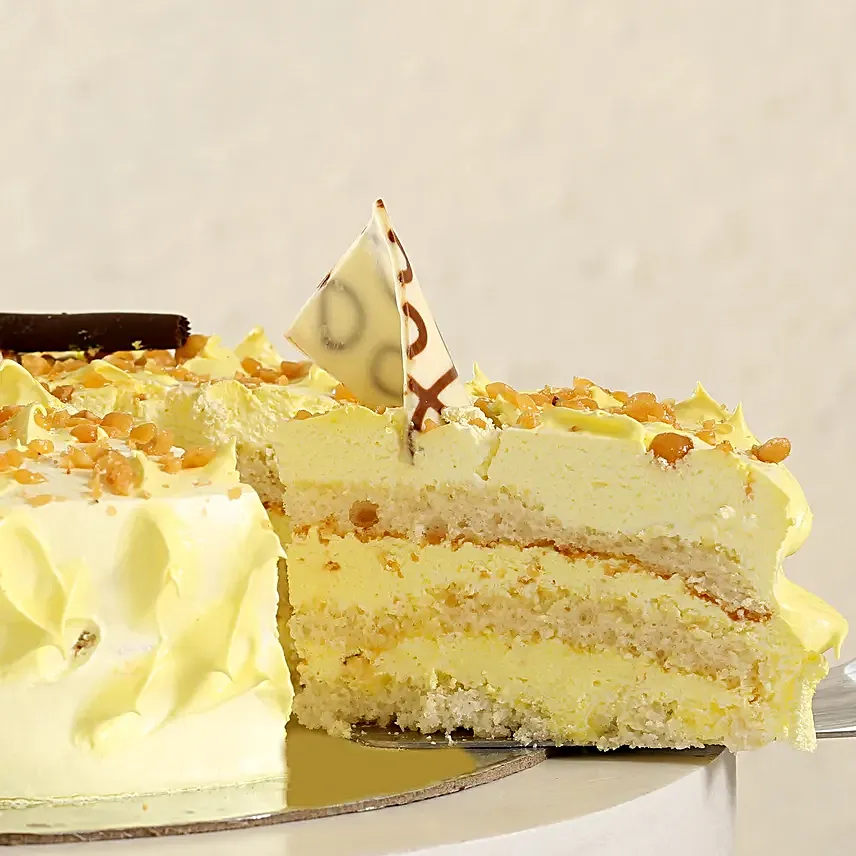 Delicious curnchy butterscotch cake online