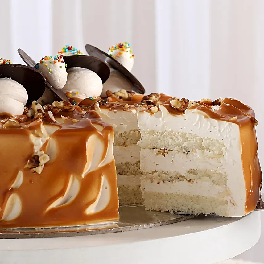 OnlineCrunchy  Walnut Cake