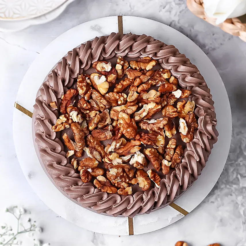 Crunchy Walnut Chocolate Cake Half Kg