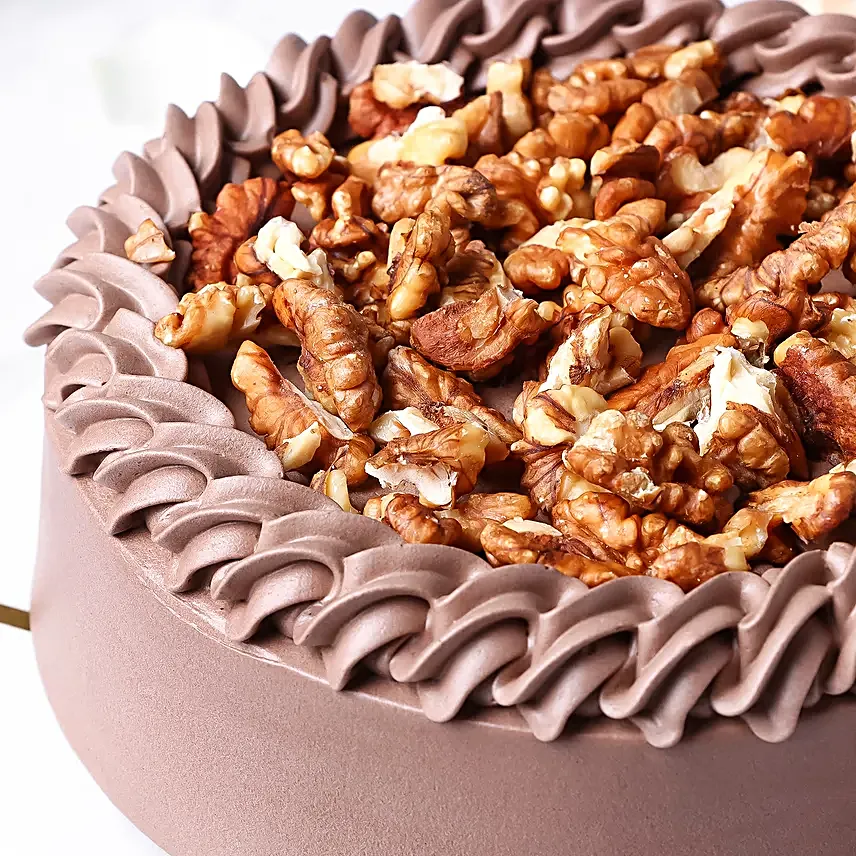 Crunchy Walnut Chocolate Cake Half Kg