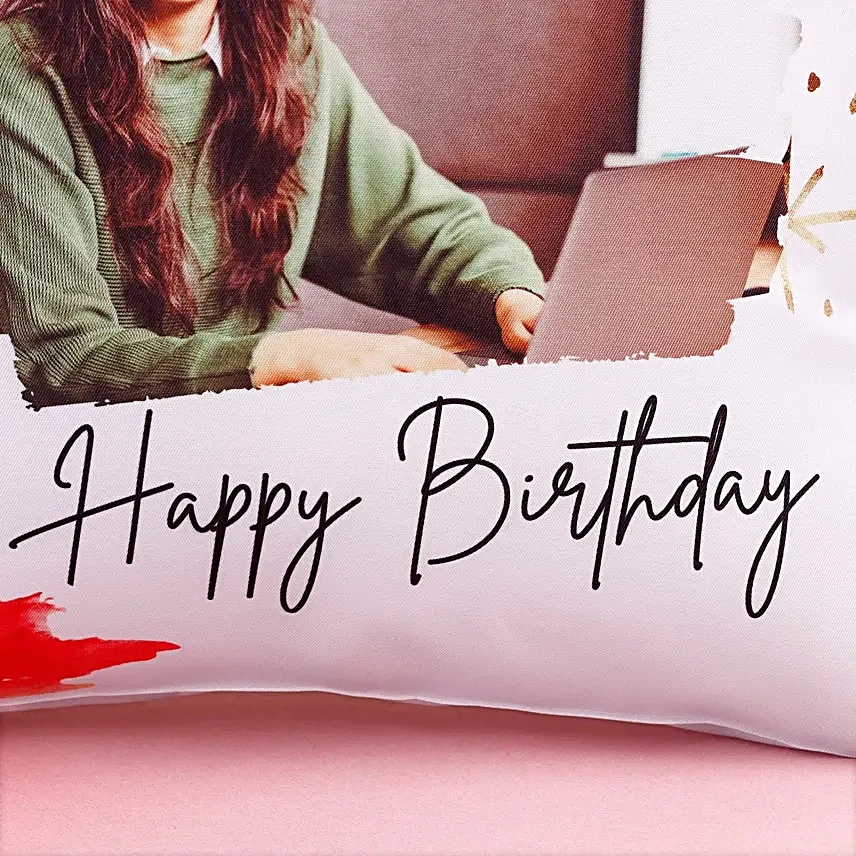 Cuddly Birthday Personalised Cushion
