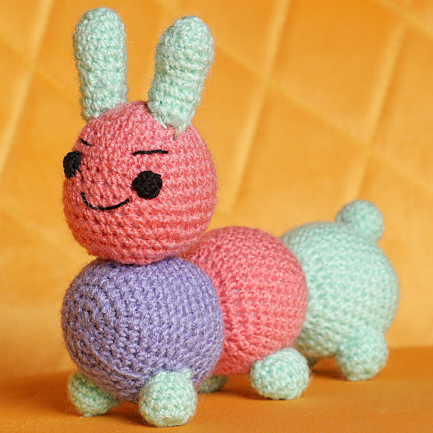 Cute Caterpillar Crochet Soft Toy
